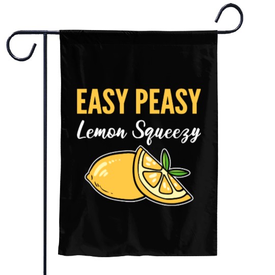 Easy Peasy Lemon Lemonade Vendor Gift Garden Flags