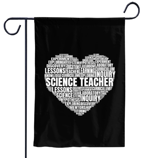 Science Teacher Word Cloud Back To School Teacher Garden Flags