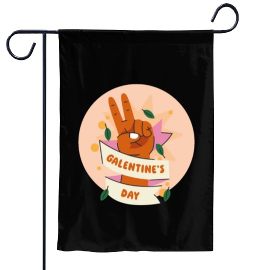 Be My Galentine. Galentine's Day Garden Flags