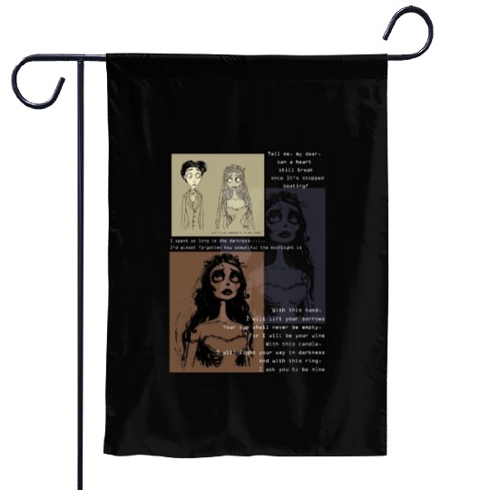 corpse bride Garden Flags