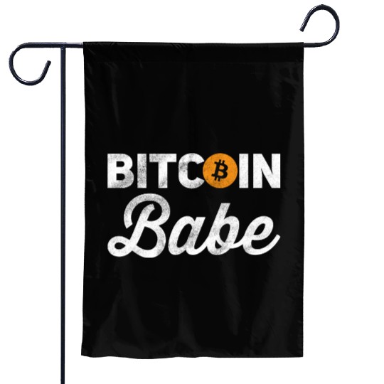 Bitcoin Babe Garden Flags