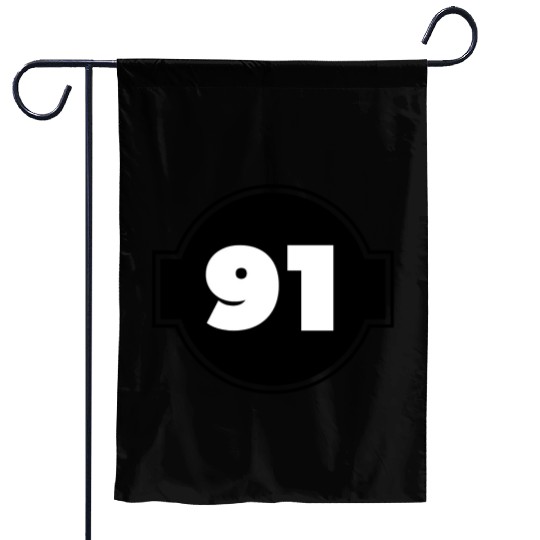 Congratulations Today 91 Years Old - Ninety-Nine Garden Flags