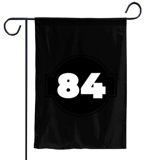 Congratulations 84 Years Old - Number Eighty-Four Garden Flags