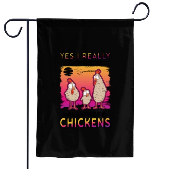 Chickens Chicken Farm Farmer Garden Flags