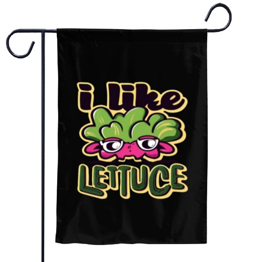 I Like Lettuce Garden Flags