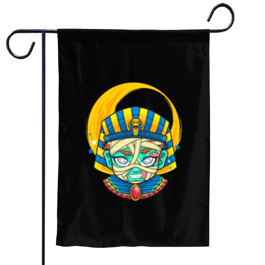 Halloween Cute Mummy Garden Flags