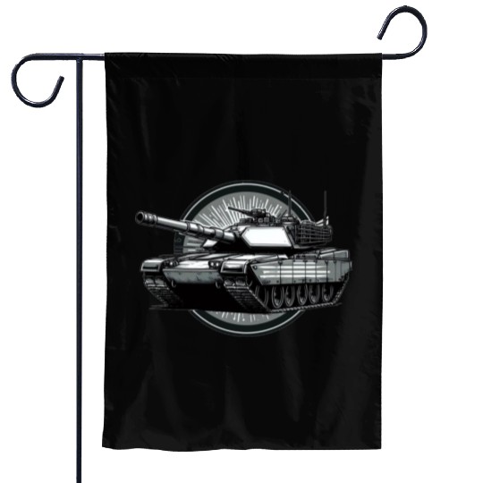 Legendary M1 Abrams Tank: American Military Art Garden Flags