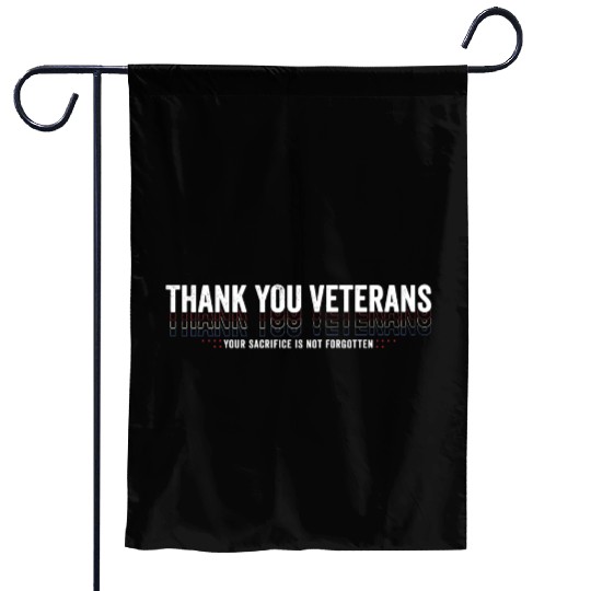 Thank You Veterans! Thank You For Your Service Garden Flags
