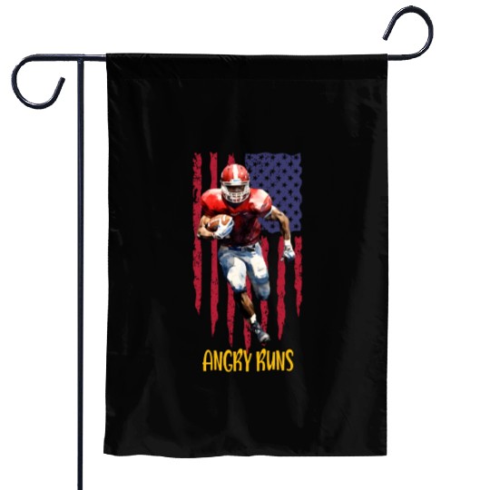 Angry Runs - American Football Garden Flags