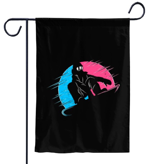 Snowboard Garden Flags Snowboarden Winter Park Snow
