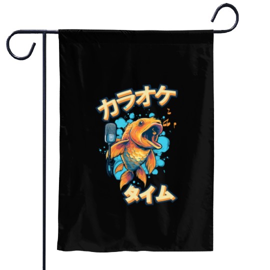 Koi Fish Koi Carp Japanese Koi Garden-Pond funny Garden Flags