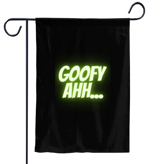 Gooeey Green Goofy Ahh Garden Flags