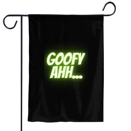 Gooeey Green Goofy Ahh Garden Flags