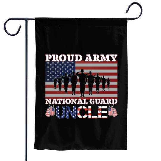 Proud Army National Guard Uncle Garden Flags