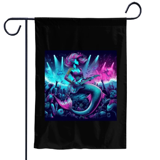 rock and roll under the sea Garden Flags