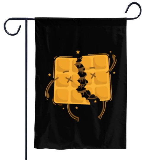 filled Waffle Dough Pastry Baker Snack Garden Flags