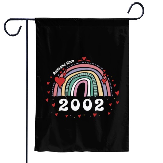 Awesome 2002 - 21st Birthday w/ Cute Vintage Garden Flags