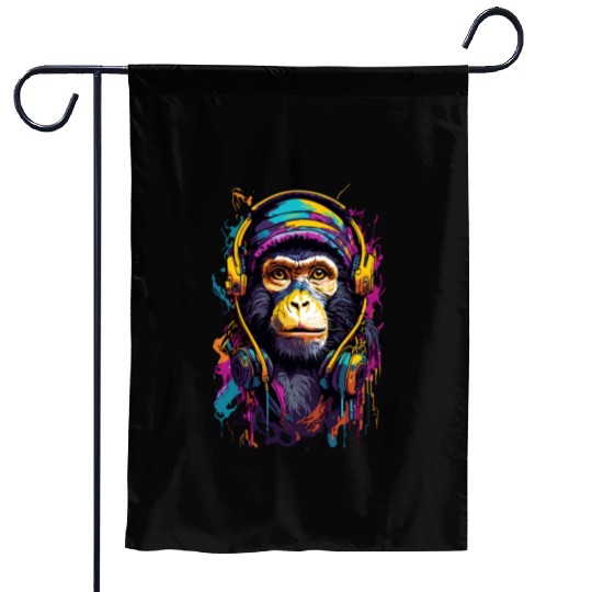 monkey sound Garden Flags