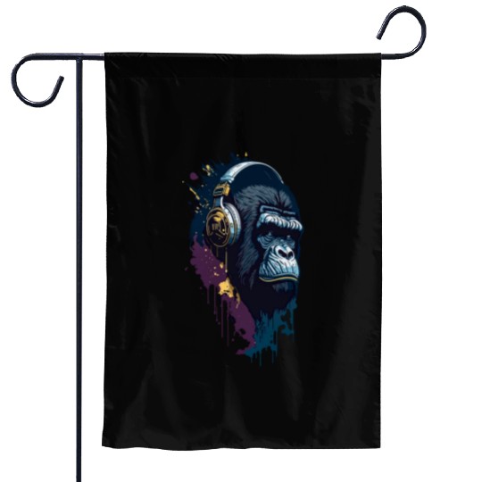 monkey sound Garden Flags