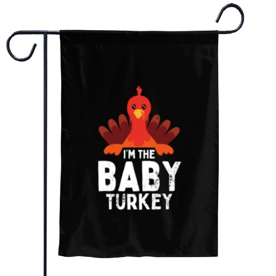 I'm the Baby Turkey Garden Flags