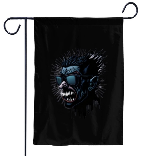 Vampire vector Garden Flags