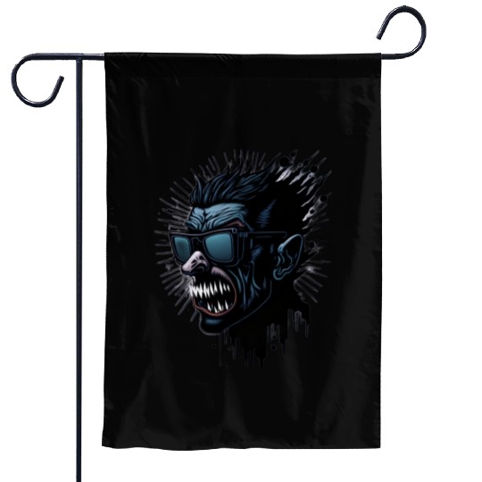 Vampire vector Garden Flags