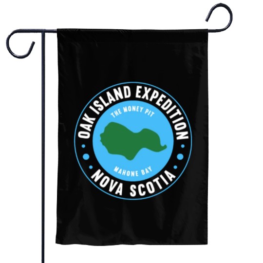 Oak Island Expedition Nova Scotia The Money Pit Garden Flags