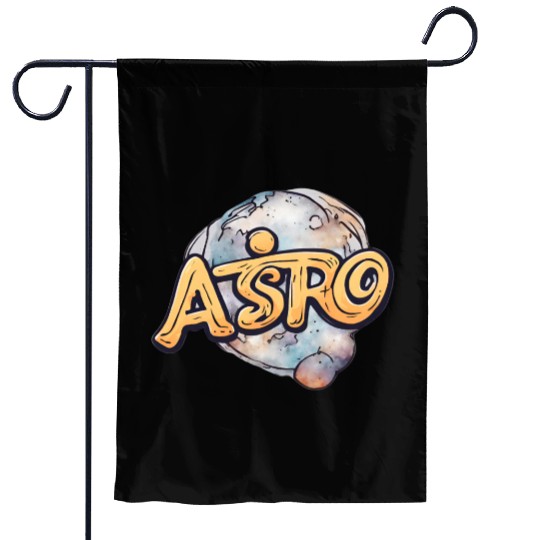 Astro rock Garden Flags