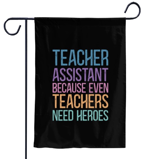 Teacher Assistant Garden Flags