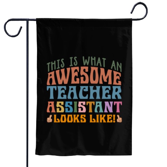 Teacher Assistant Garden Flags