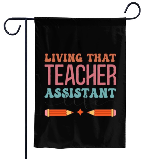 Teacher Assistant Garden Flags