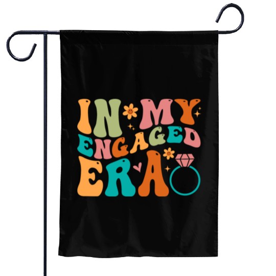 In My Engaged Era Fiance Engagement Future Bride M Garden Flags