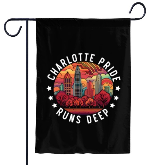Charlotte North Carolina USA America United States Garden Flags