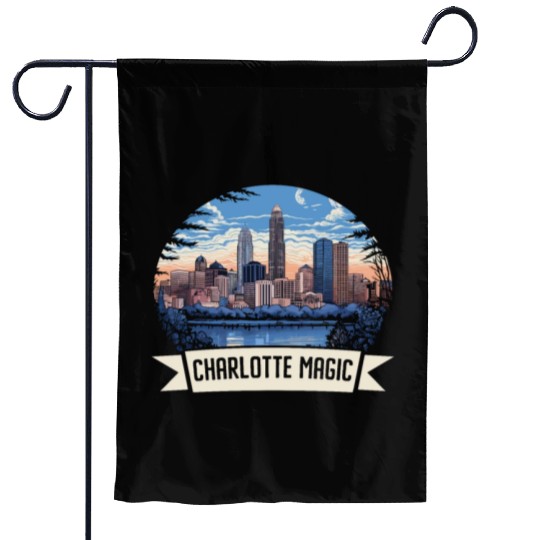 Charlotte North Carolina USA America United States Garden Flags