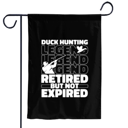 Duck Hunting Retired Garden Flags