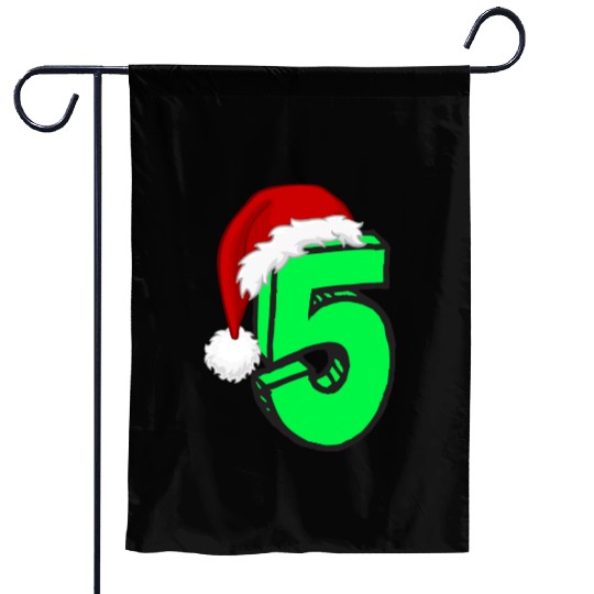 Christmas Gift Number 5 - Five Years Old Garden Flags