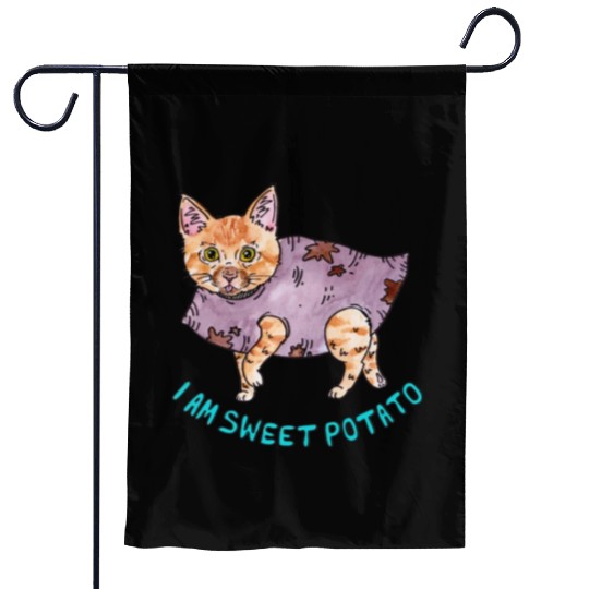 I am Sweet Potato Garden Flags