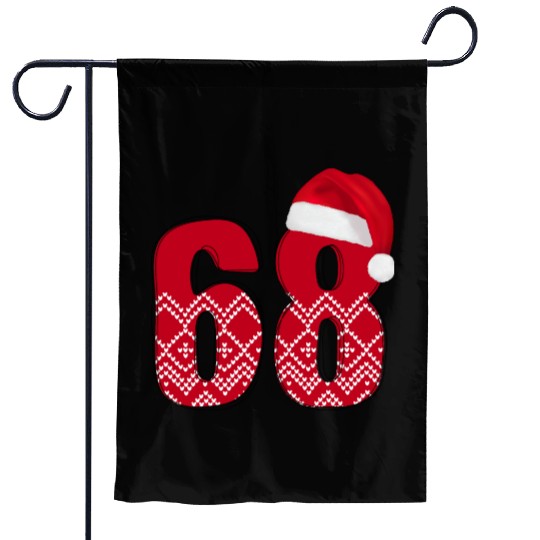 68 Happy Christmas Gifts - Number Sixty Eight Garden Flags