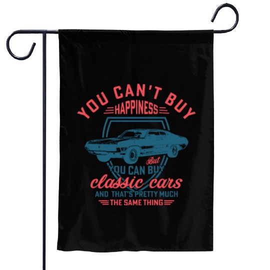 Classic Car Garden Flags