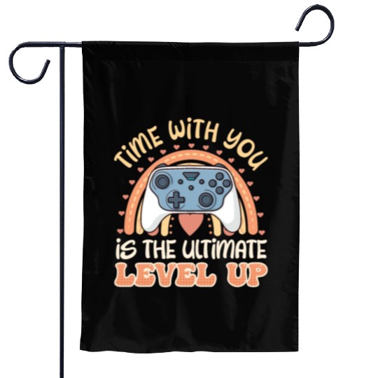 Gamer Time with You is the Ultimate Level Up Garden Flags