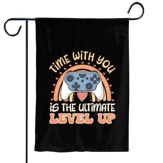 Gamer Time with You is the Ultimate Level Up Garden Flags