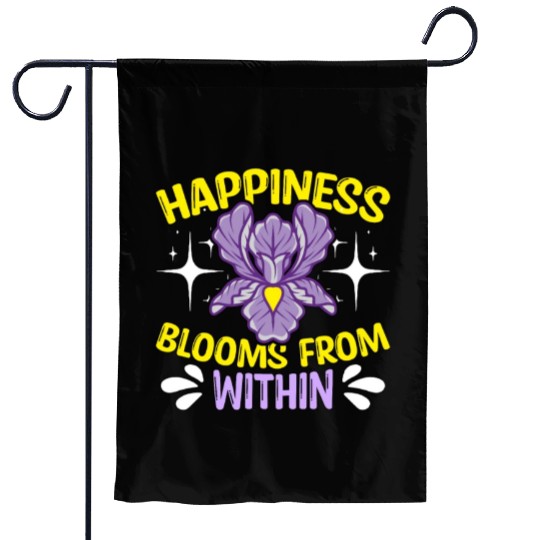 Orchids Happiness Blooms From Within Orchid Grower Garden Flags