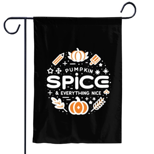 Pumpkin Spice and Everything Nice Garden Flags