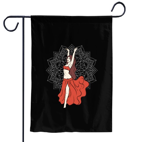 Belly Dance Lover Belly Dancer Instructor Garden Flags