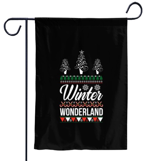 Winter Wonderland Garden Flags