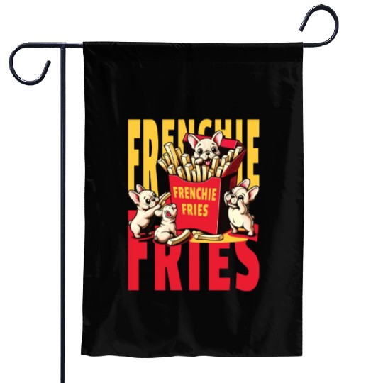 Frenchie Fries - Cute French Bulldog Fries Garden Flags