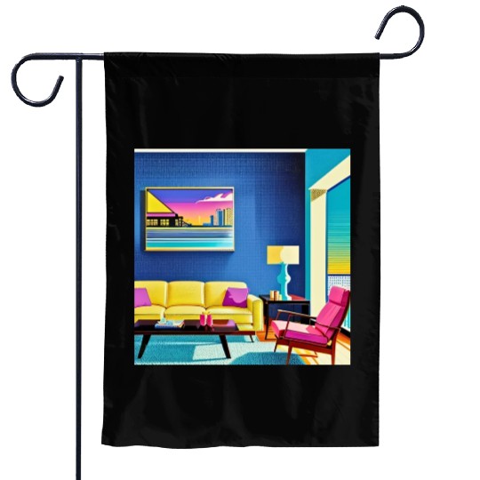 Summer Afternoon Garden Flags