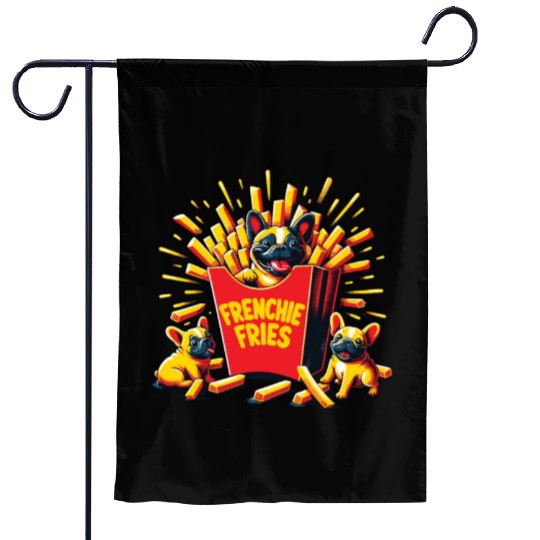 Frenchie Fries - Cute French Bulldog Fries Garden Flags