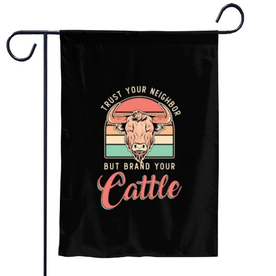 Cattle Farming Trust Your Neighbor Farm Animals Garden Flags