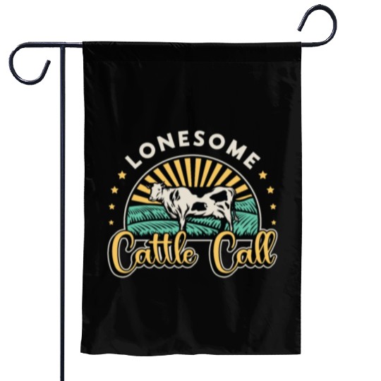 Cattle Farming Lonesome Cattle Call Farm Animals Garden Flags